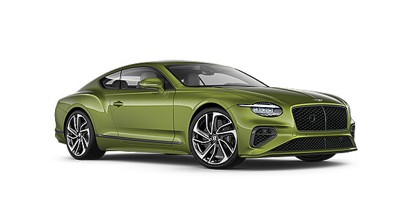 Bentley Al Khobar New Bentley Continental GT Speed coupe in Tourmaline green paint with 22 inch sports wheel